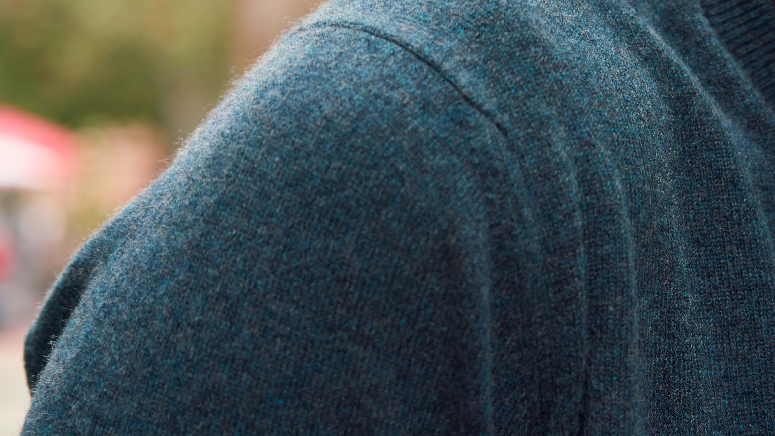 The Earnest two-ply cashmere crewneck in Lugano, ready for care and storage
