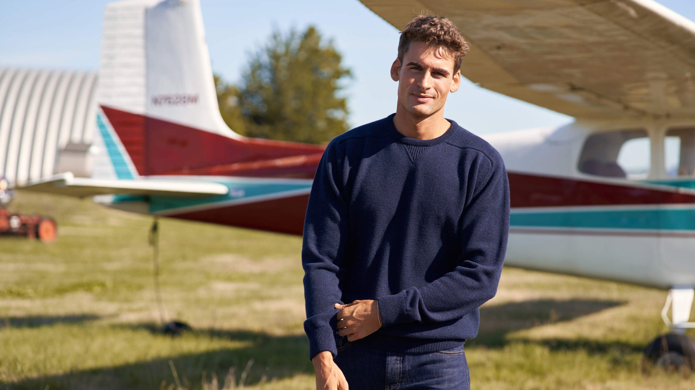 Billie Todd 100% Four-Ply Cashmere  Sweatshirt in Cosmos