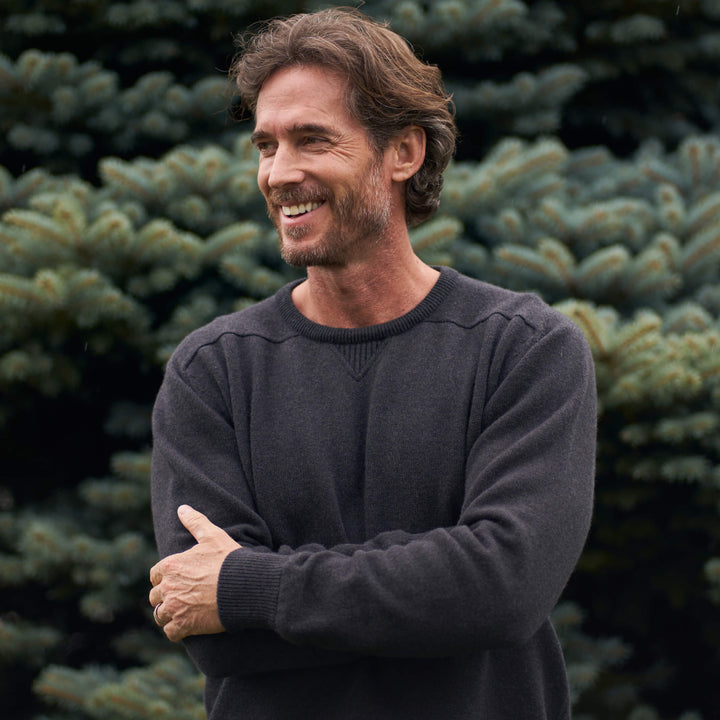 Billie Todd 100% Cashmere Four-Ply Sweatshirt Made in Scotland#color_peat