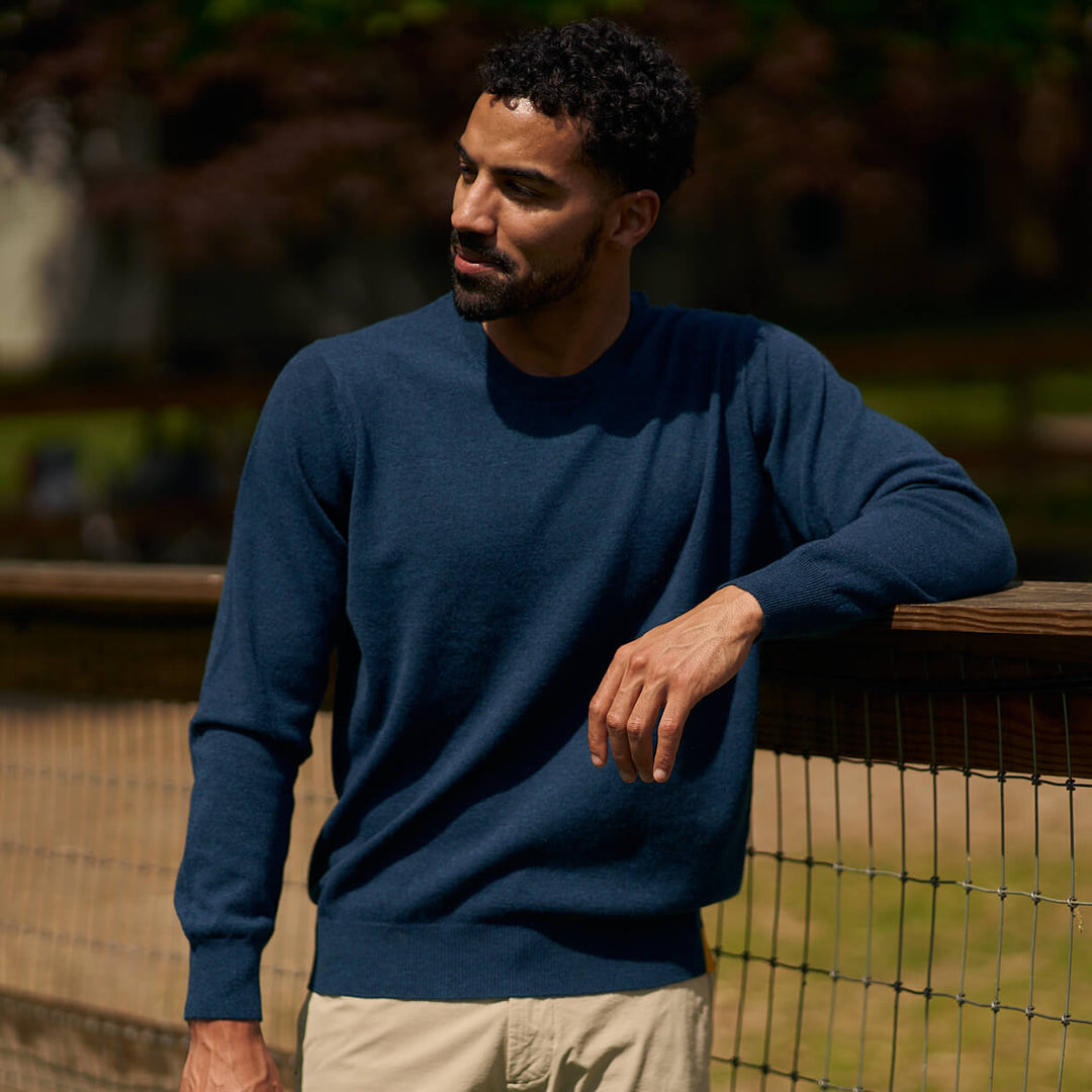 Billie Todd Two Ply Cashmere Crewneck Made in Scotland #color_fair-isle