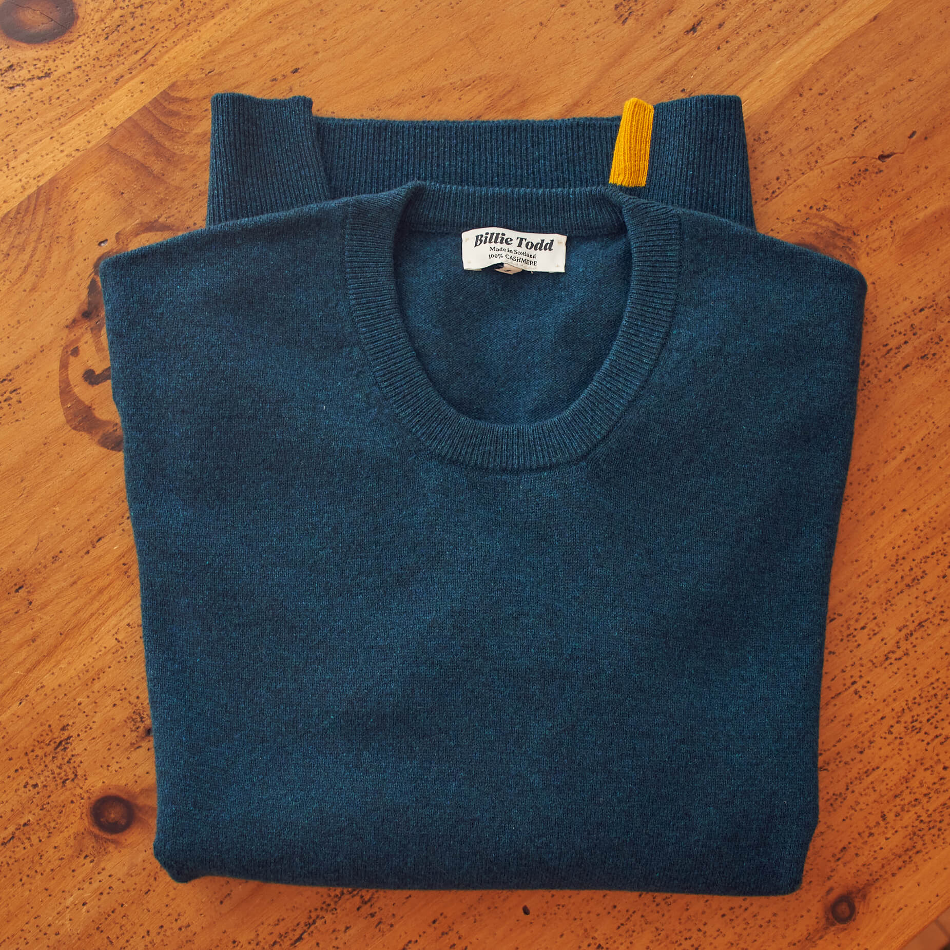 Billie Todd Two Ply Cashmere Crewneck Made in Scotland #color_fair isle