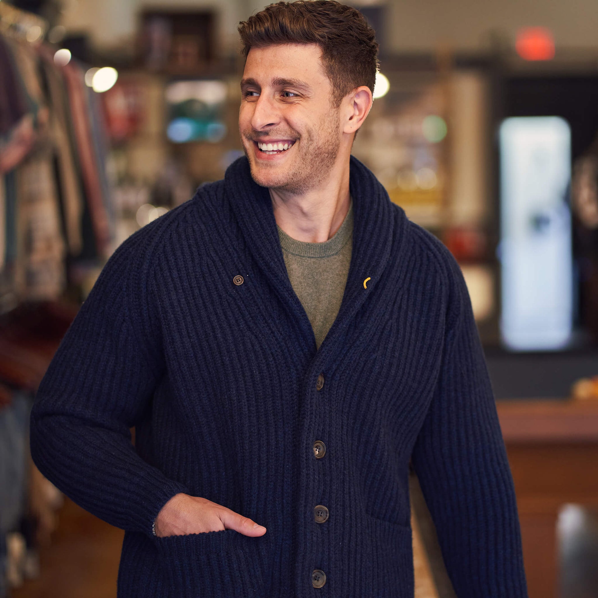 Billy Todco James Shawl Cardigan