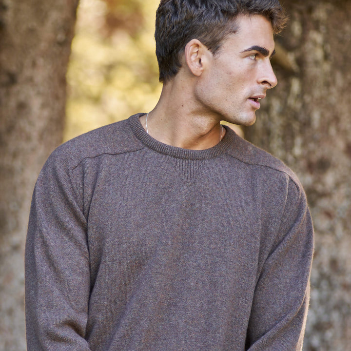 Billie Todd 100% Cashmere Four-Ply Sweatshirt Made in Scotland#color_beachwood