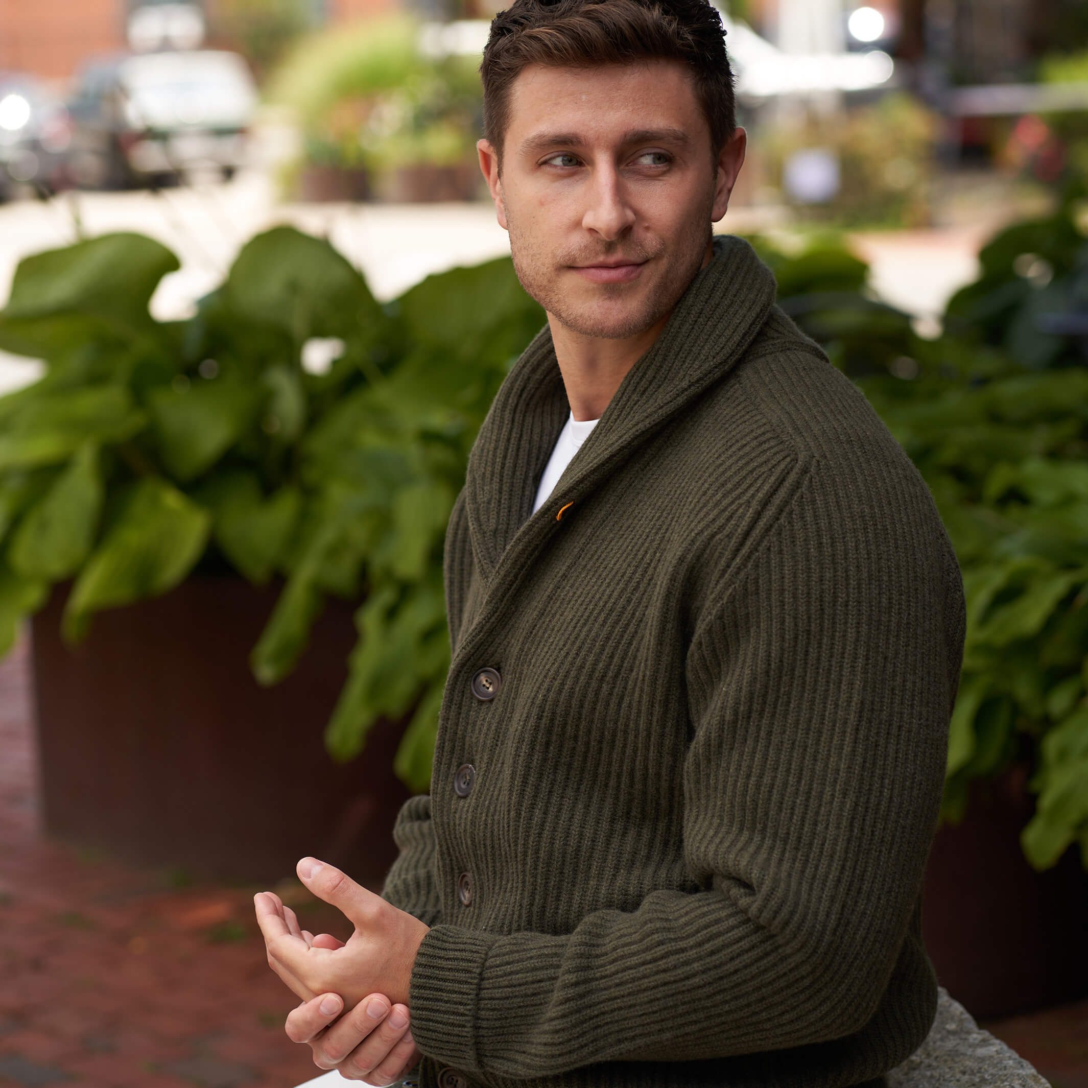 The Bruce 8-Ply Cashmere Shawl Cardigan – Billie Todd