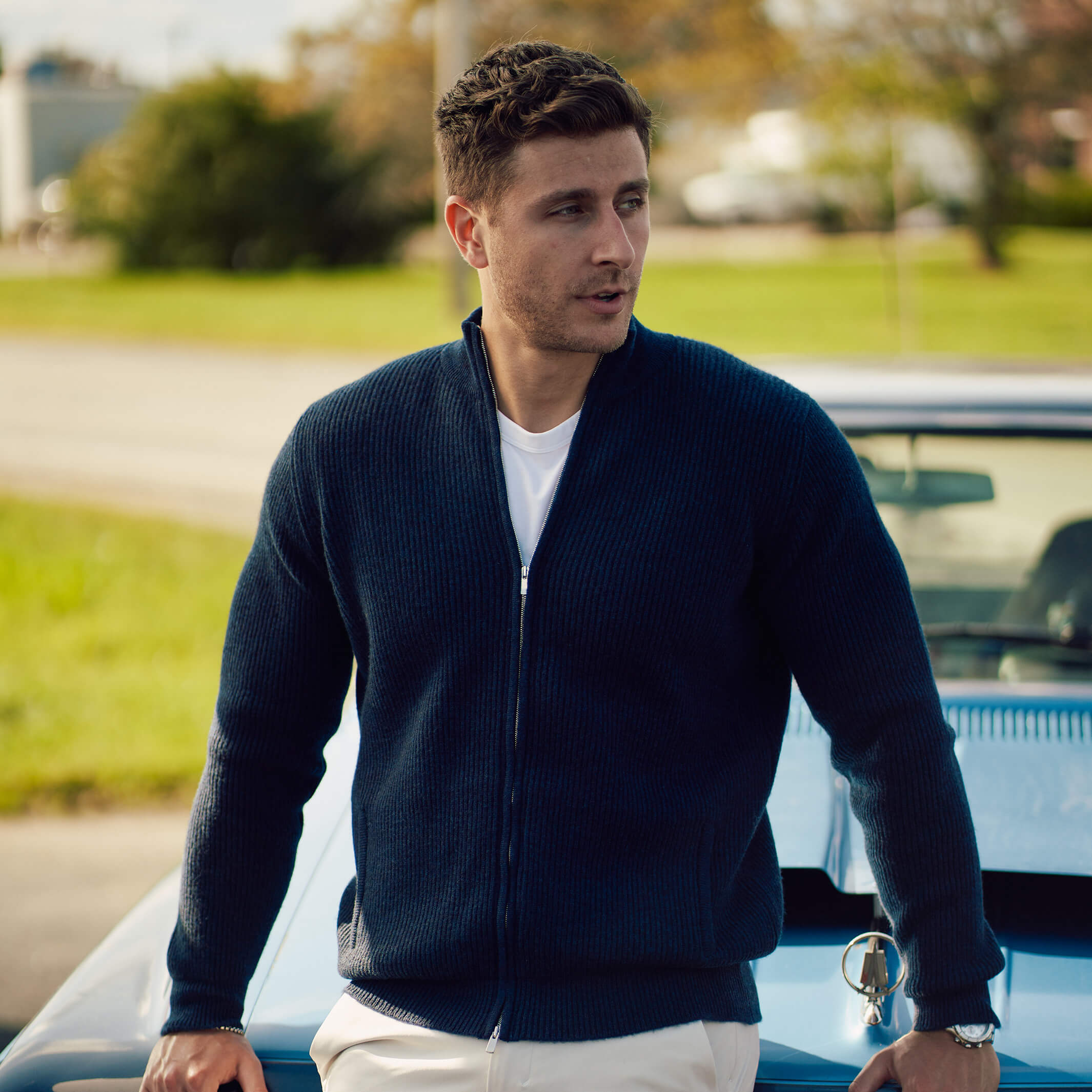 トップス 80s Turnbull & Asser Cashmere 4ply Knit Brown Cashmere Glenn Jumper | Turnbull & Asser