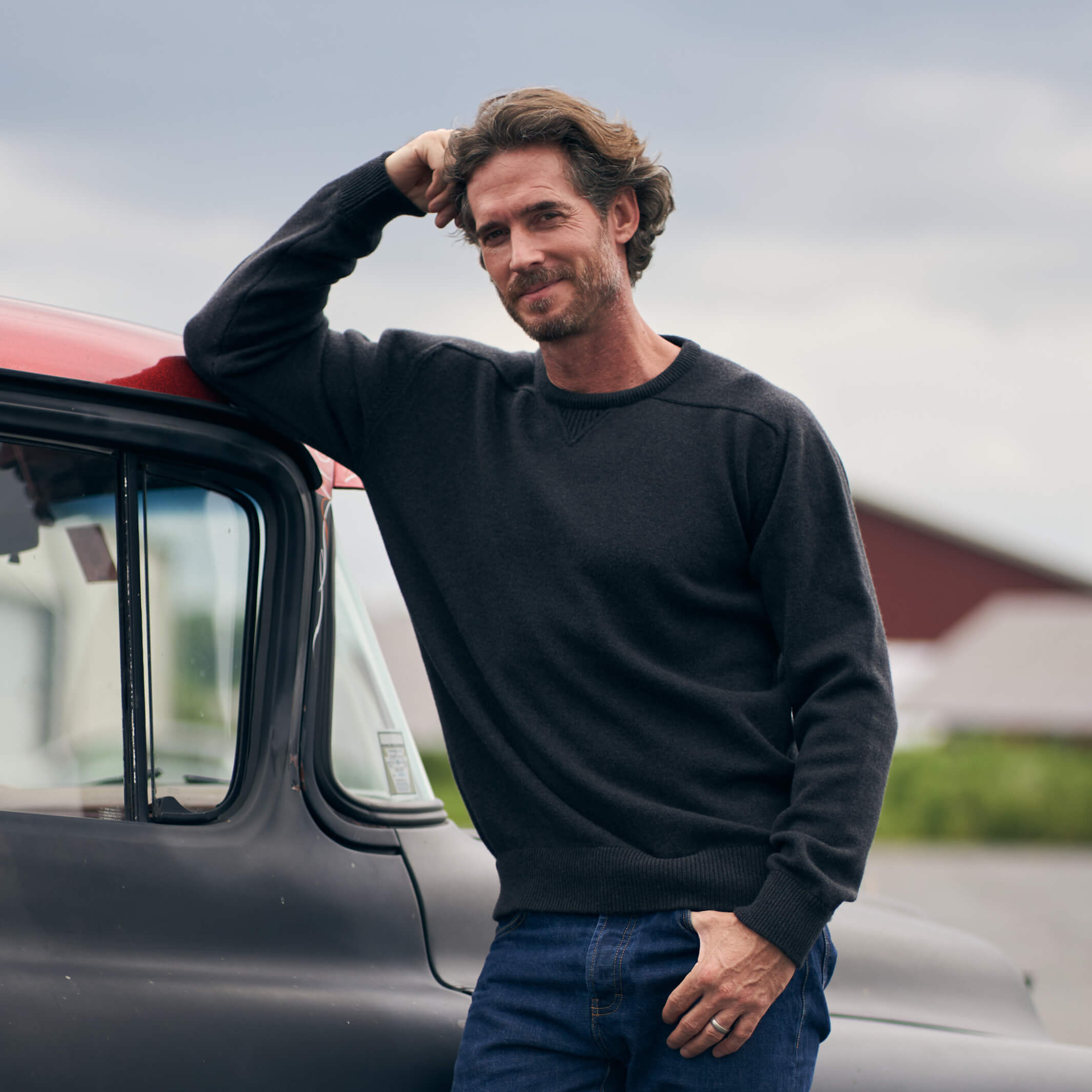 Billie Todd 100% Cashmere Four-Ply Sweatshirt Made in Scotland#color_peat