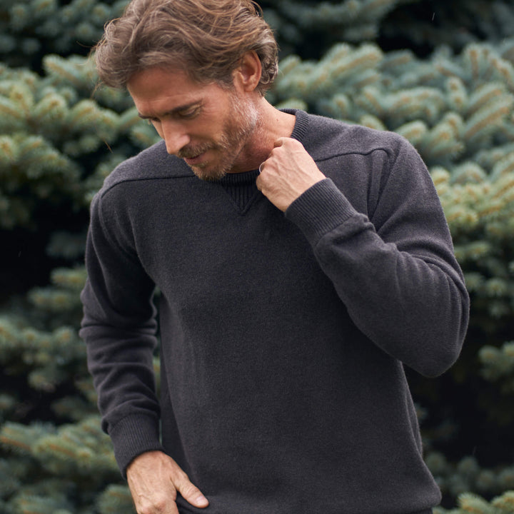 Billie Todd 100% Cashmere Four-Ply Sweatshirt Made in Scotland#color_peat