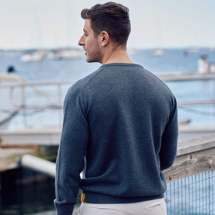 Billie Todd 100% Cashmere Four-Ply Sweatshirt Made in Scotland#color_titanium