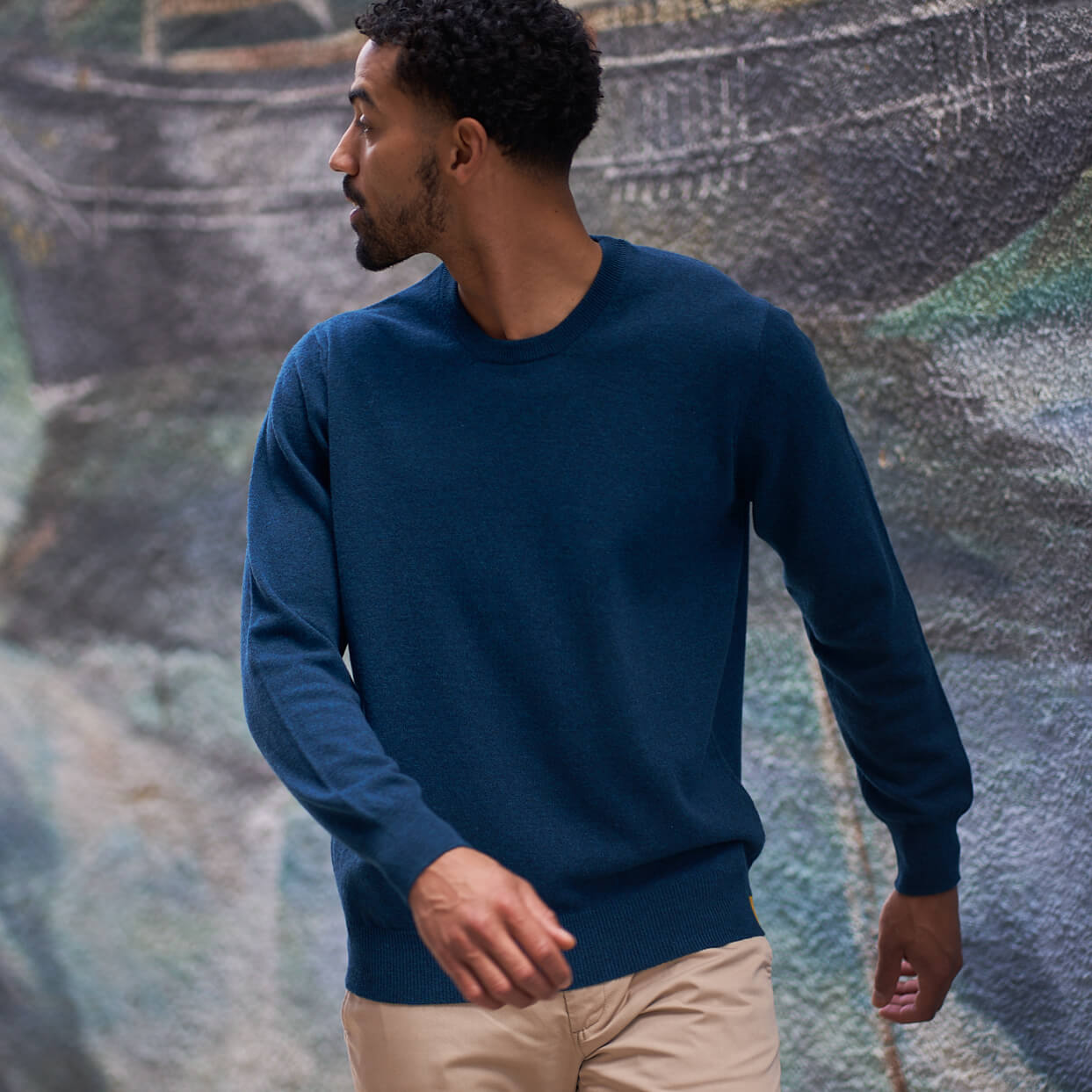 Billie Todd Two Ply Cashmere Crewneck Made in Scotland #color_fair isle