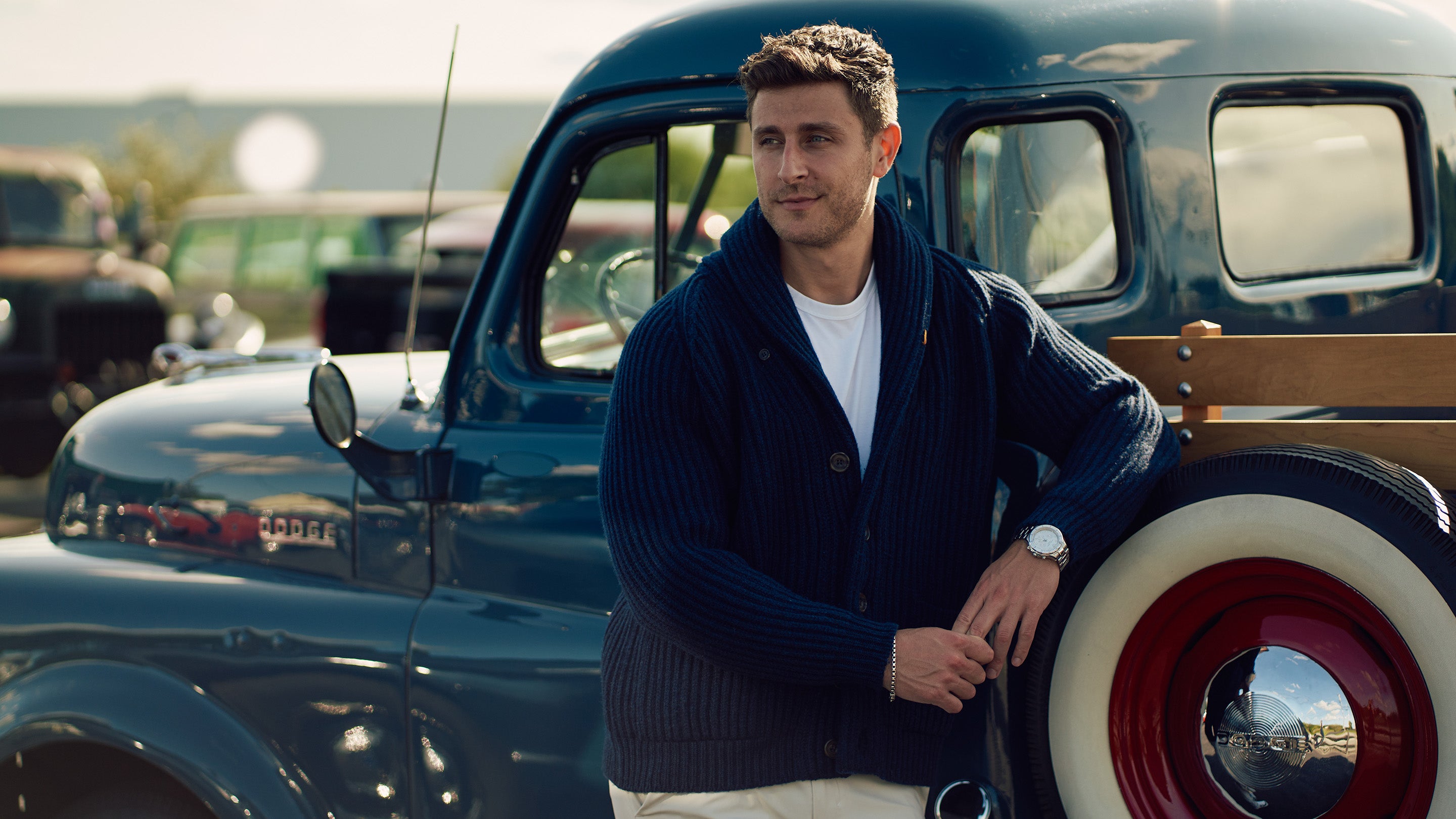 Billie Todd Lambswool Eight-ply Shawl Cardigan Cosmos