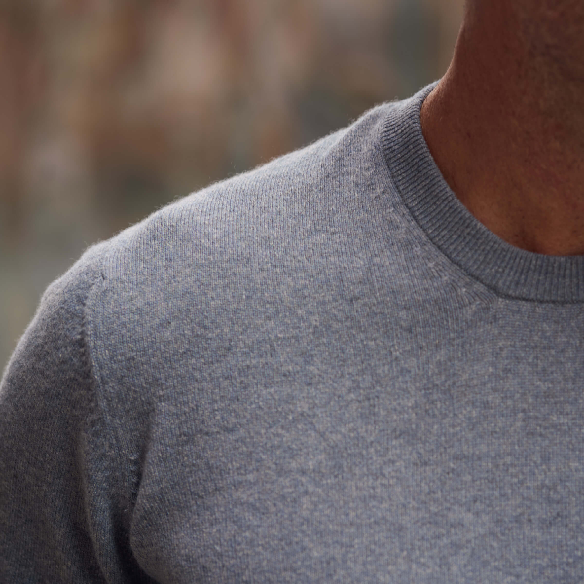 Billie Todd Two Ply Cashmere Crewneck Made in Scotland #color_slate