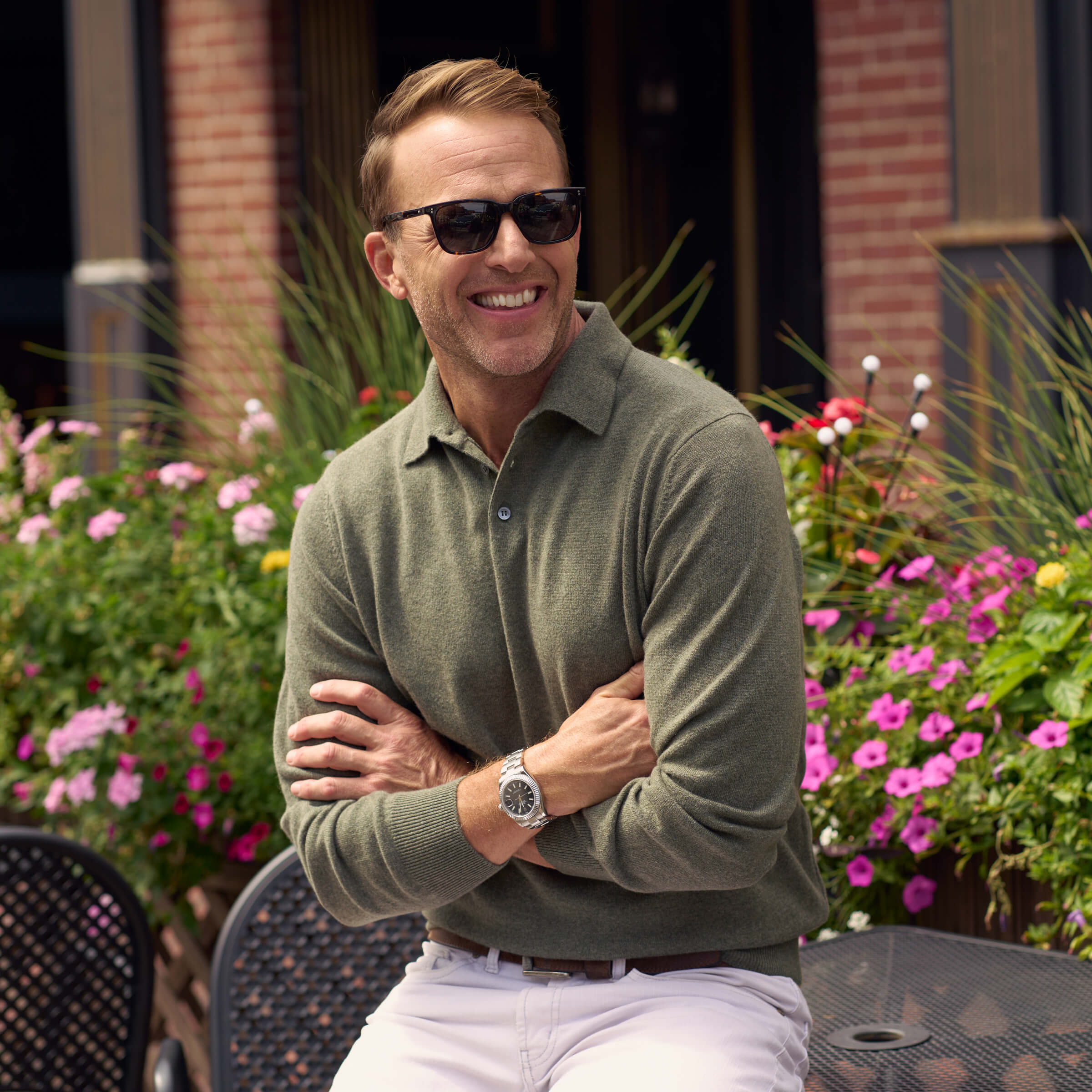 The Edgar 2-Ply Cashmere Polo | Scottish Cashmere Knitwear