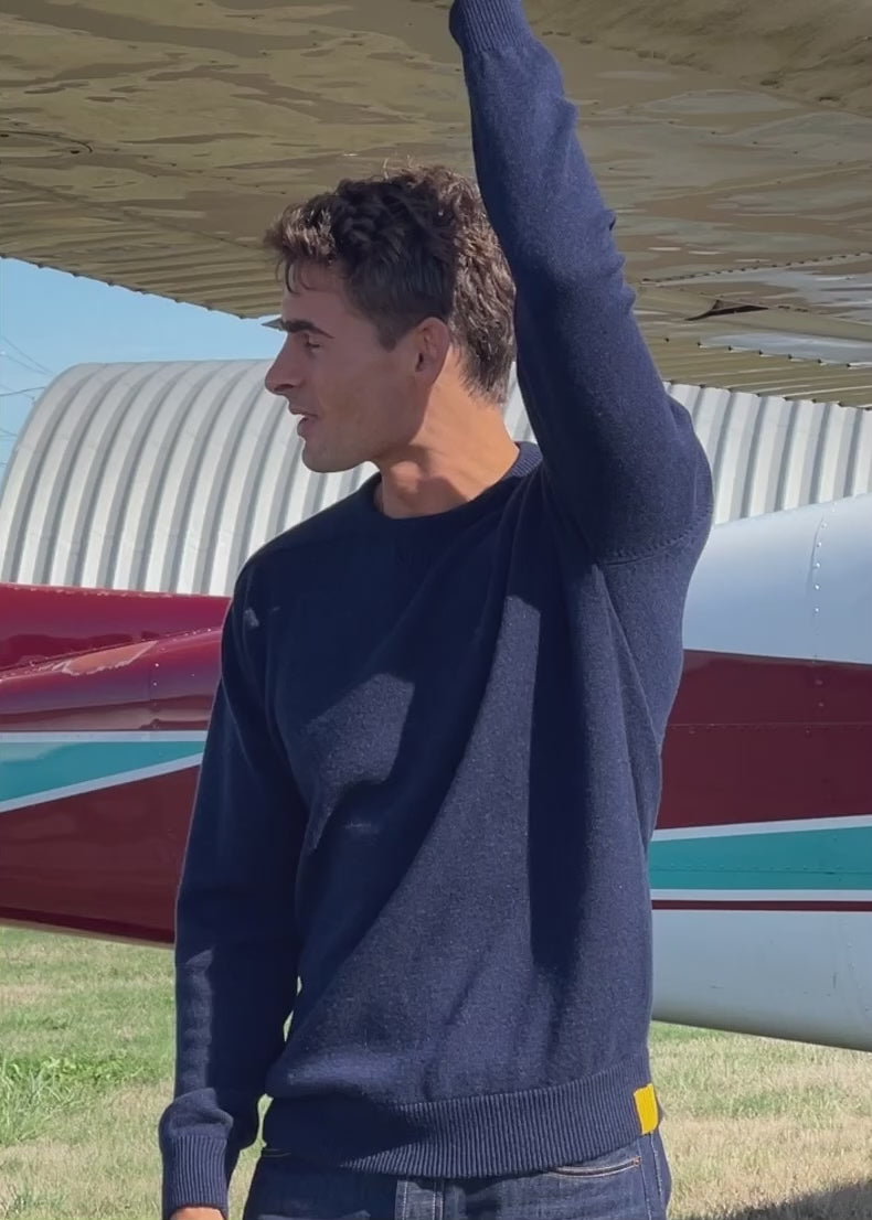 Billie Todd 100% Cashmere Four-Ply Sweatshirt Made in Scotland#color_cosmos