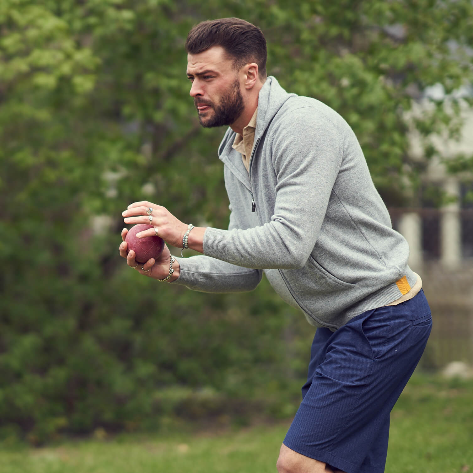 Billie Todd 100% Cashmere Hoodie in Twine Made in Scotland #color_felt-grey