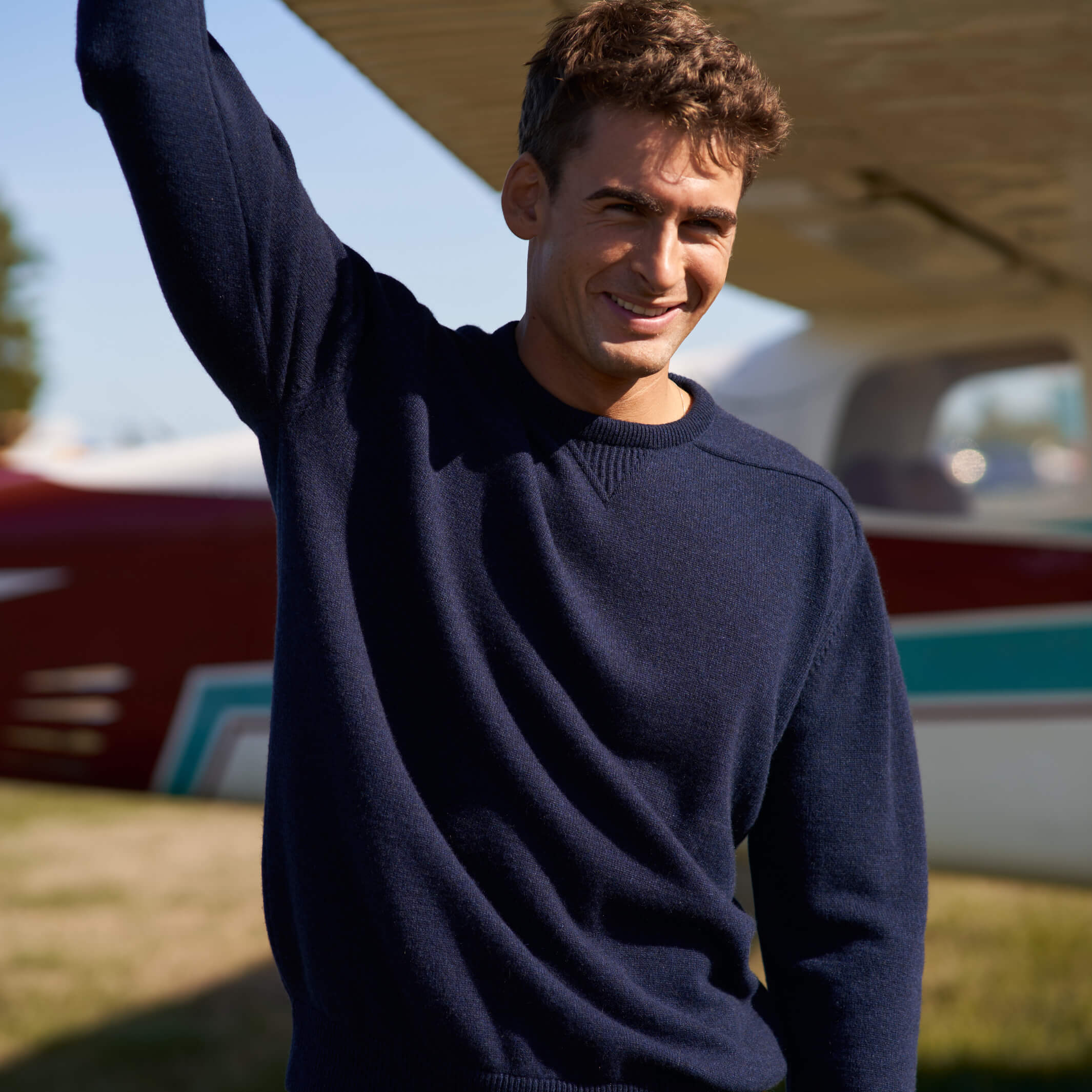 Billie Todd 100% Cashmere Four-Ply Sweatshirt Made in Scotland#color_cosmos