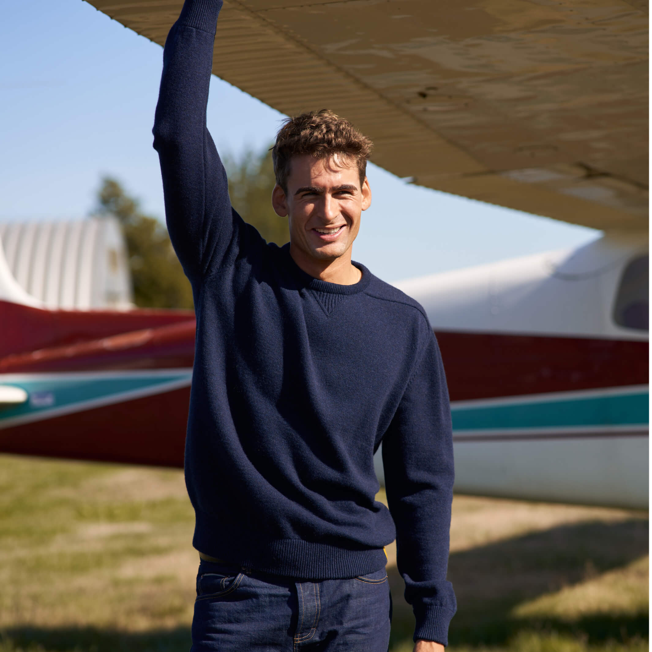 Billie Todd 100% Cashmere Four-Ply Sweatshirt Made in Scotland#color_cosmos